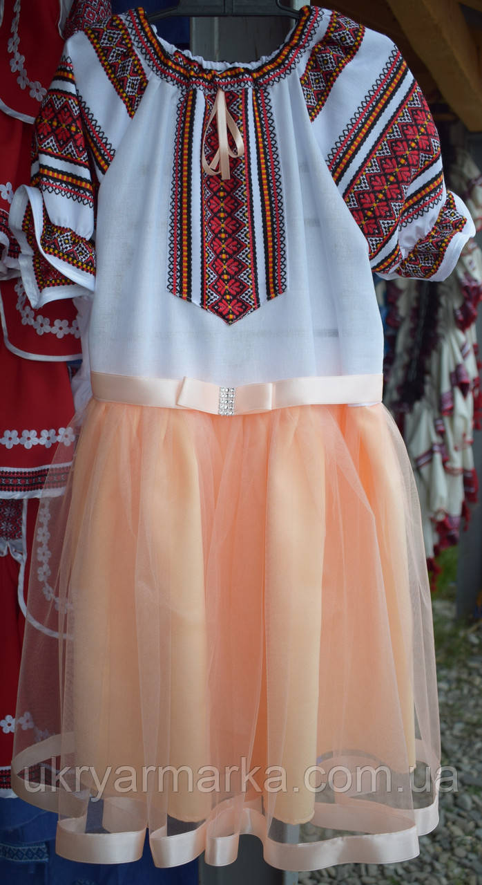 Плаття для дівчинки "Мар'яна" коралове