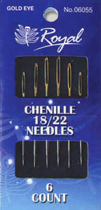 Набір голок для вишивання стрічками Royal (Японія)