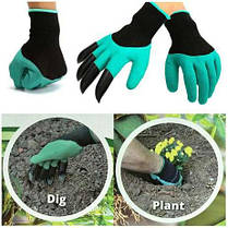Рукавичка з кігтями для саду Garden Genie Gloves, фото 3