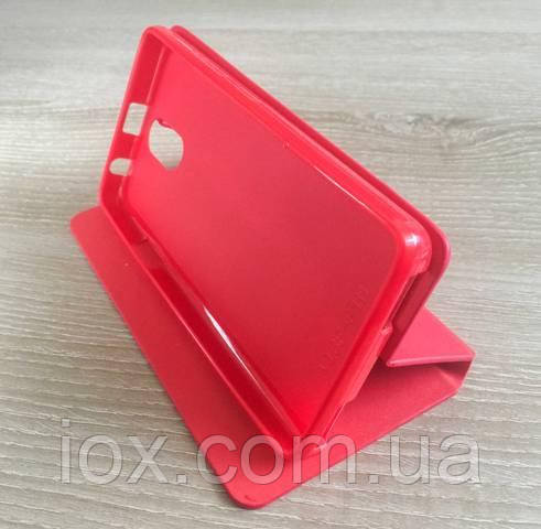 Червона книжка-підставка на магніті для Lenovo Vibe P1m