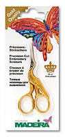 Ножиці Madeira "Цапельки" з позолотою в 24 карата (Art. 9479)