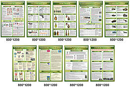 Композиція стендів для школи "Кабінет початкової військової підготовки"