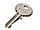 Iseo F5 90мм 45х45 ключ/тумблер нікель (Італія), фото 3