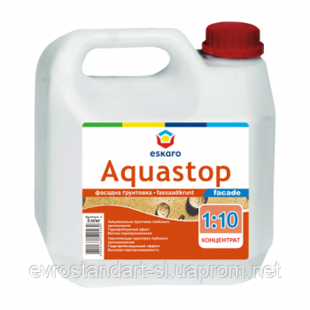 Купить Грунтовка AQVASTOP ФАСАД 1л, цена 237 ₴ — Prom.ua (ID#558498376)