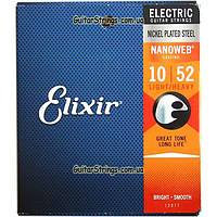 Струни Elixir 12077 Nanoweb Light Heavy 10-52