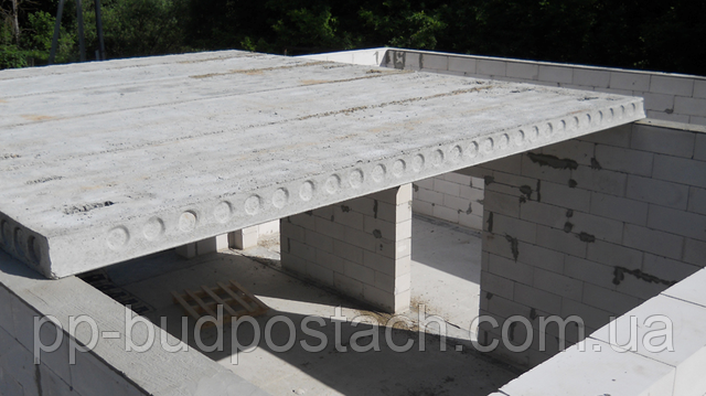 Монтаж панелей перекриттів