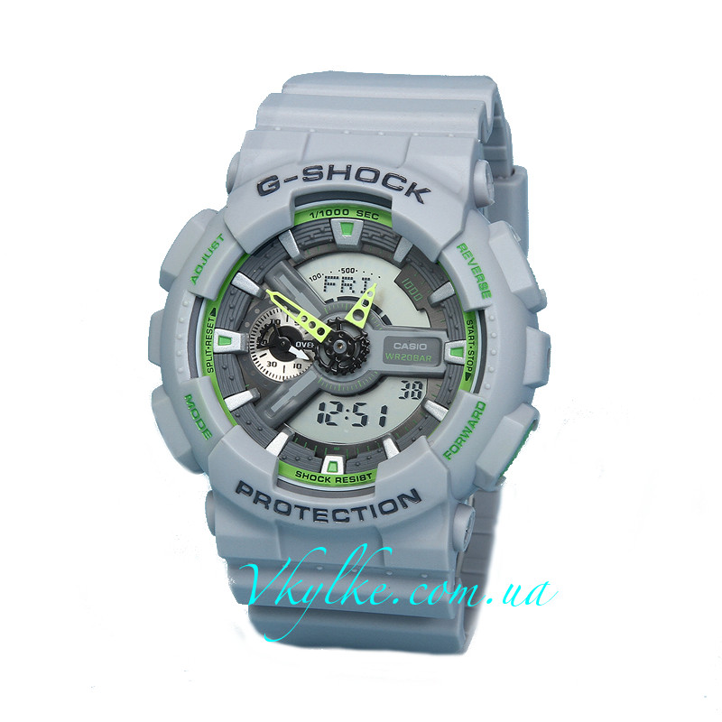 Годинник Casio G-Shock GA-110 Gray-Green AAA