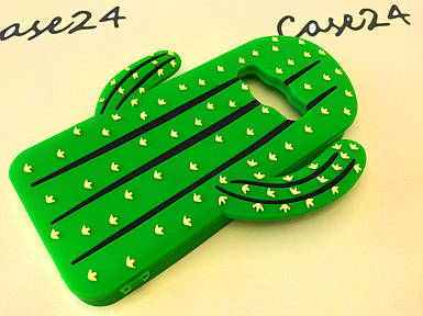 Гумовий 3D чохол для Samsung Galaxy A5 A500 Кактус