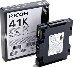 Гелевий картридж Ricoh тип GC 41 K Black (405761) в Aficio SG 3100, 3110, 7100 (2500 стор)