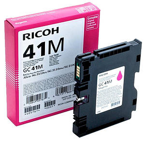 Гелевий картридж Ricoh тип GC 41M Magenta (405763) в Aficio SG 3100, 3110, 7100 (2200 стор)