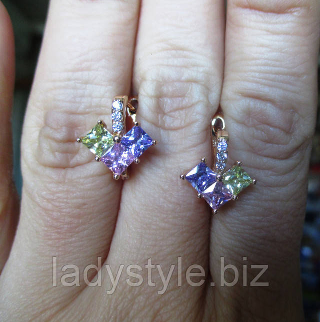 серьги кольца купить фианиты подарок украшения юбилей новый год