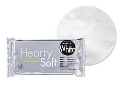 Hearty Soft 200 г глина для ліплення кольорів, колір білий. Харті Софт. Свіжа!