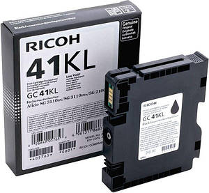 Гелевий картридж Ricoh тип GC 41KL Black (405765) в Aficio SG 3100, 3110, 7100 (600 сторінок)
