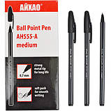 Ручка кулькова масляна AIHAO / чорна / айхао / AH-555 / 1шт, фото 2