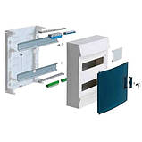 Щит на 48 модулів навісний з N/PE клемами, прозорі зелені двері - ABB Mistral 41, фото 5