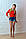 Блузка з брошкою бант (арт.779) колір червоний, фото 7