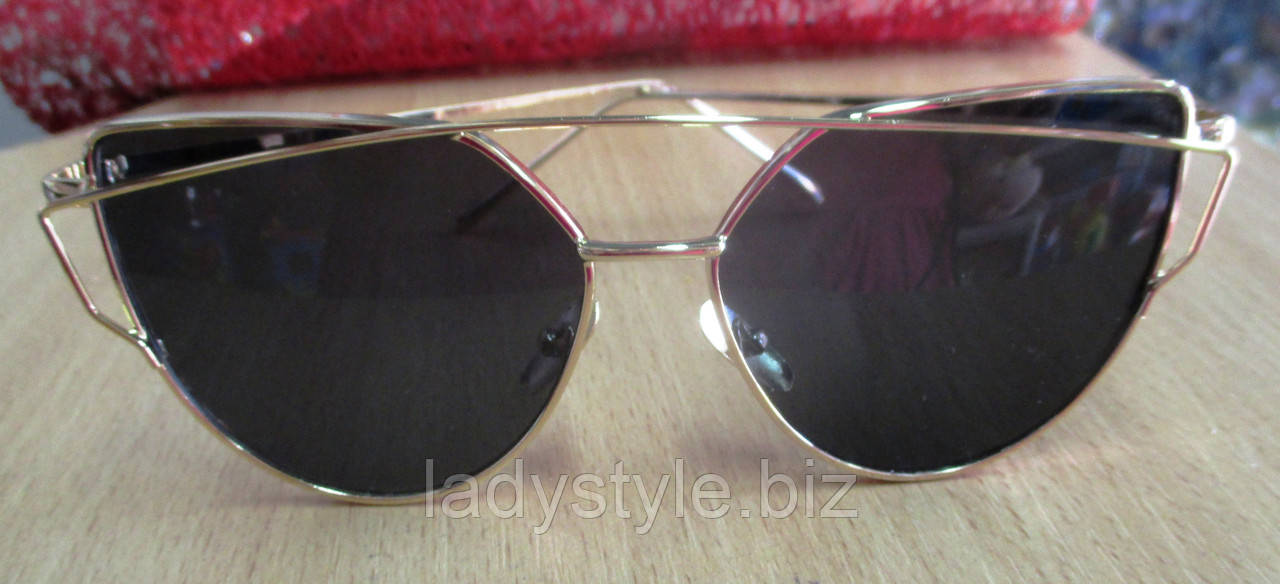 Очки солнцезащитные коричневые от студии LadyStyle.Biz - фото 4 - id-p558777907