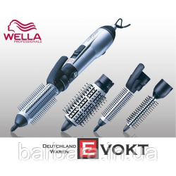 Плойка-фен Wella curl styler 2в1 + 4насадки