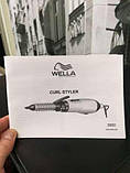 Плойка-фен Wella curl styler 2в1 + 4насадки, фото 5