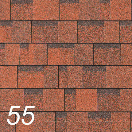 Бітумова гнучка черепиця Айко IKO Cambridge Xpress Riviera Red 55, фото 1