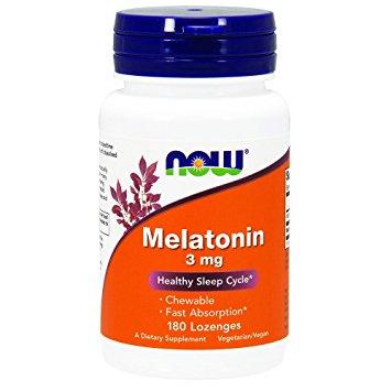 Мелатонін NOW MELATONIN 3 мг 180 пащіл