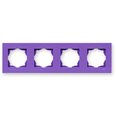 Рамка четверна Gunsan Moderna Colorline фіолетова