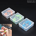 Беруші для плавання, купання з кліпсою Silenta Swim Light, ОРАНЖОВИЙ колір. , фото 7