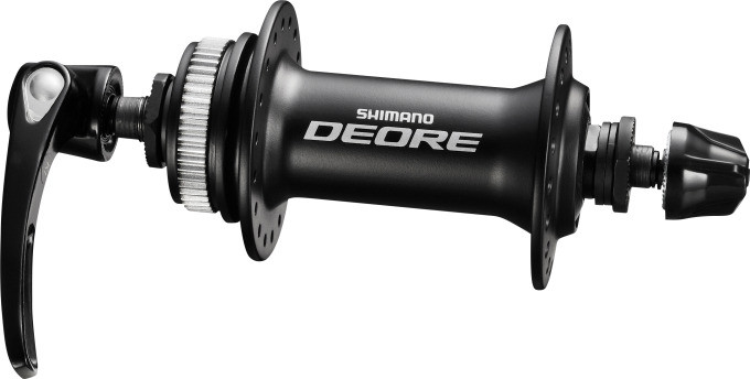 Втулка передня HB-M615 DEORE 32сп, чорн, для диск торм CENTER LOCK