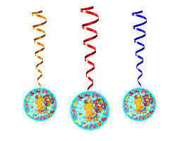 Гірлянди підвіски паперові " Перший рік хлопчик", 5 шт./набір