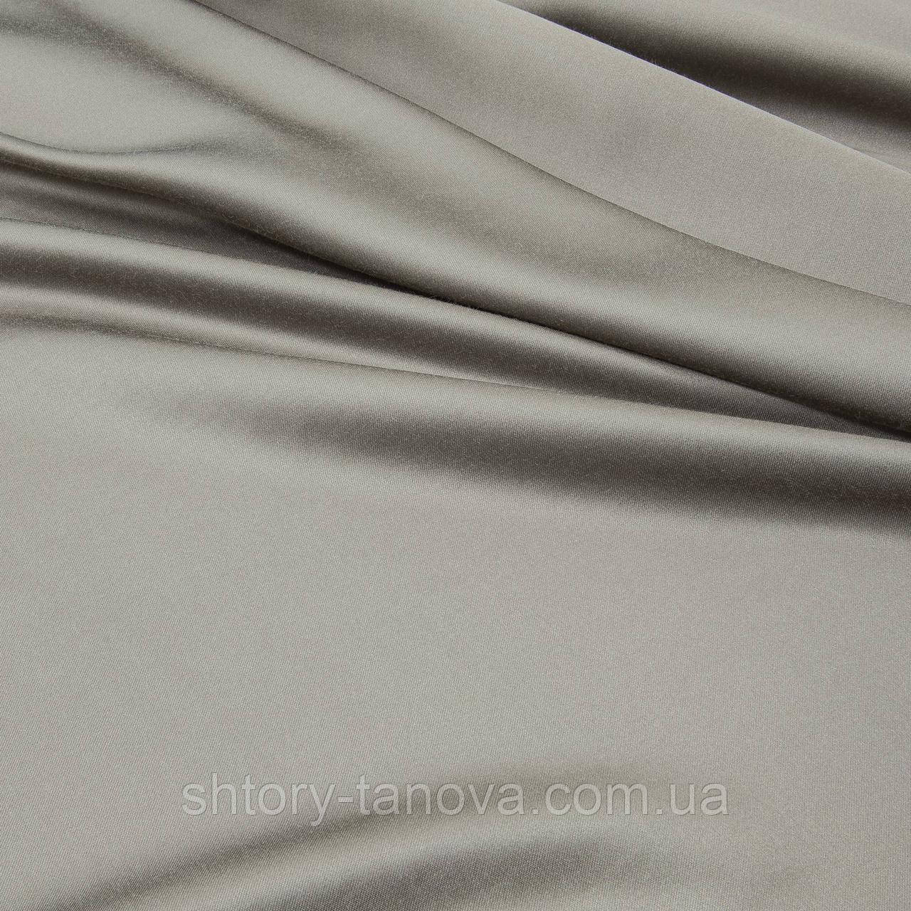 Декор атлас респект темно-бежевий, фото 1