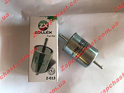 Фільтр паливний заз 1102 1103 Таврія Славута інжектор ZOLLEX (під хомут Z-013)