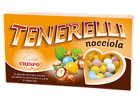 Конфеты шоколадные Crispo Tenerelli alla Nocciola с цельным фундуком, 1 кг