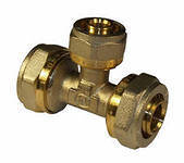 Трійник редукційний для металопластикової труби