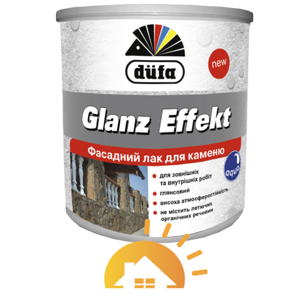 Glanz Effekt 10л, Лак по камню тм Дюфа