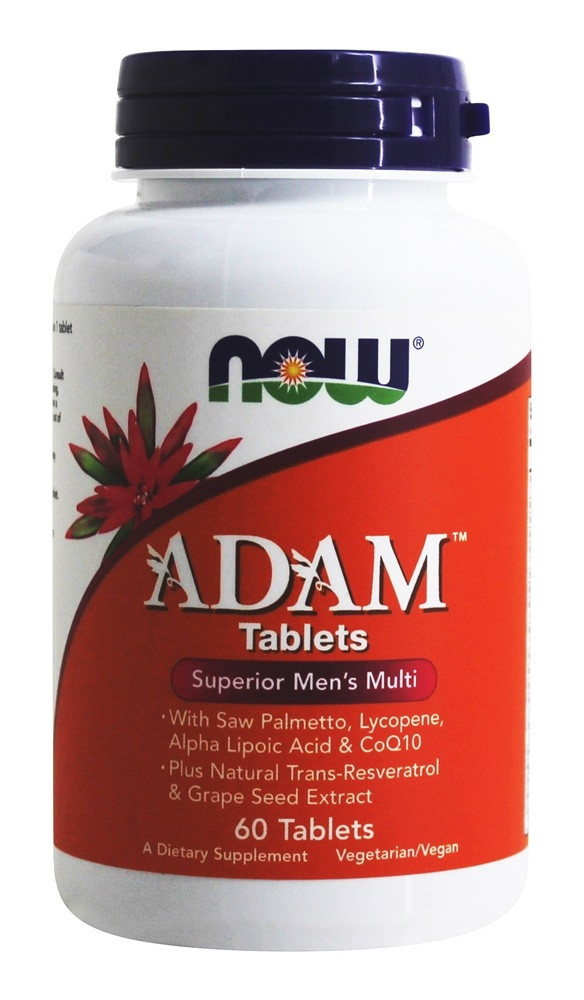Мульти-вітамінний комплекс для чоловіків АДАМ / NOW - ADAM Tablets Superior Mens Multi (60 tabs)