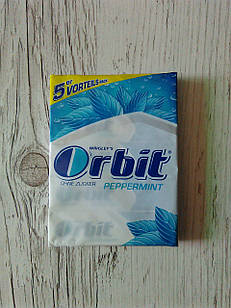 Жувальна гумка Orbit «Peppermint» паковання 5х5 (25 пластинок)