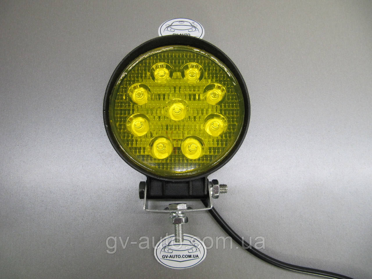 Додаткові фари 27 Вт. LED GV 1205-27W жовтого світла.