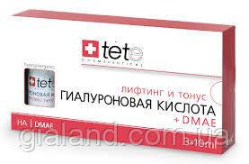 Tete Cosmeceutical Гіалуронова кислота + ДМАЕ / Hyaluronic Acid + DMAE, 3*10 мл