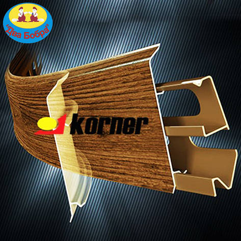 Плінтус Korner EVO - 70 мм., фото 1