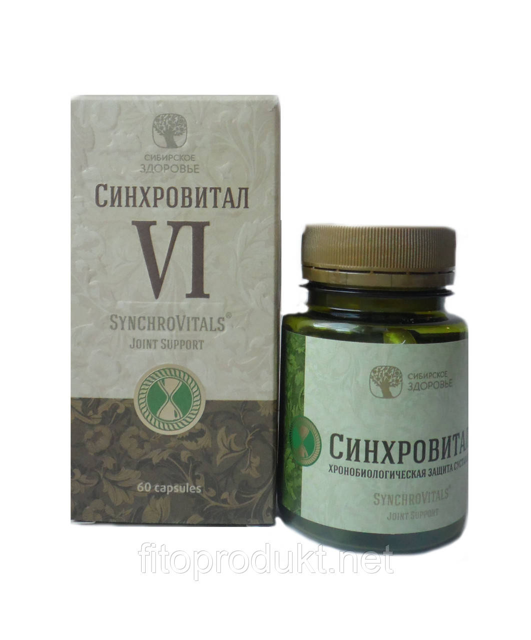 Синхровитал VI (Synchrovitals VI) Хронобиологическая захист суглобів, 60 капсул