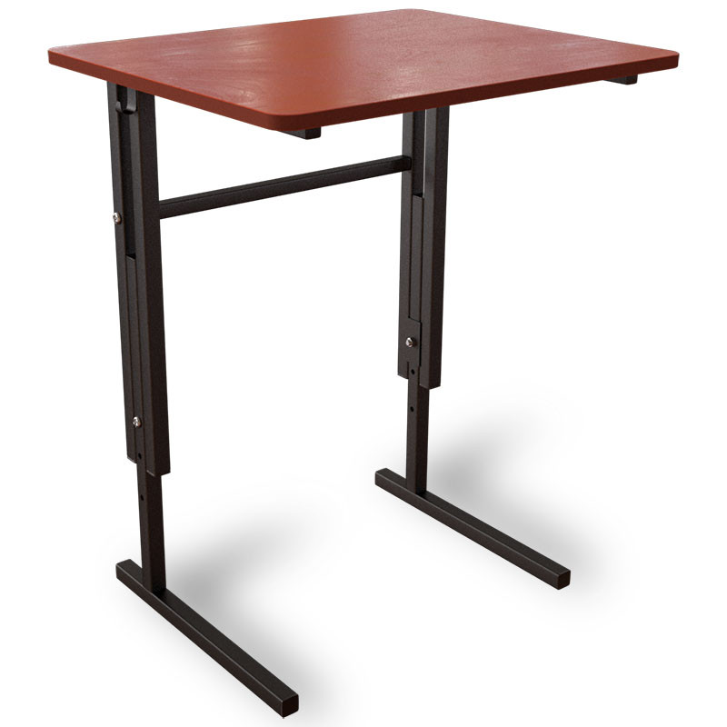 Школьная парта, стол аудиторный ученический, регулируемый по высоте одноместный - фото 3 - id-p37561728