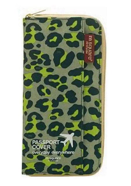 Леопард зеленый Кардхолдер для путешествий - леопард зеленый