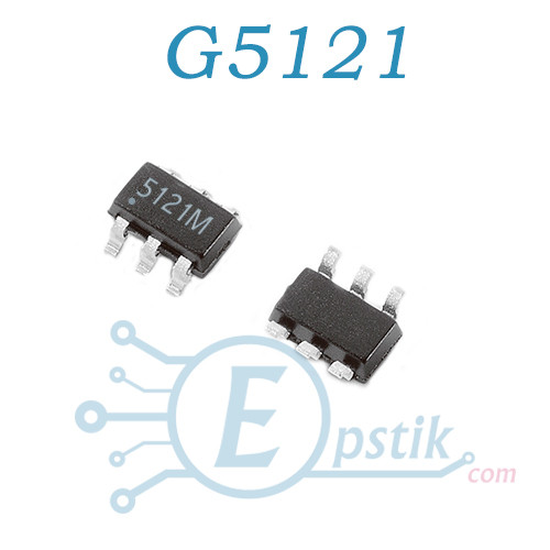 G5121TB1U (512T) драйвер підсвітки SOT23-6, фото 1