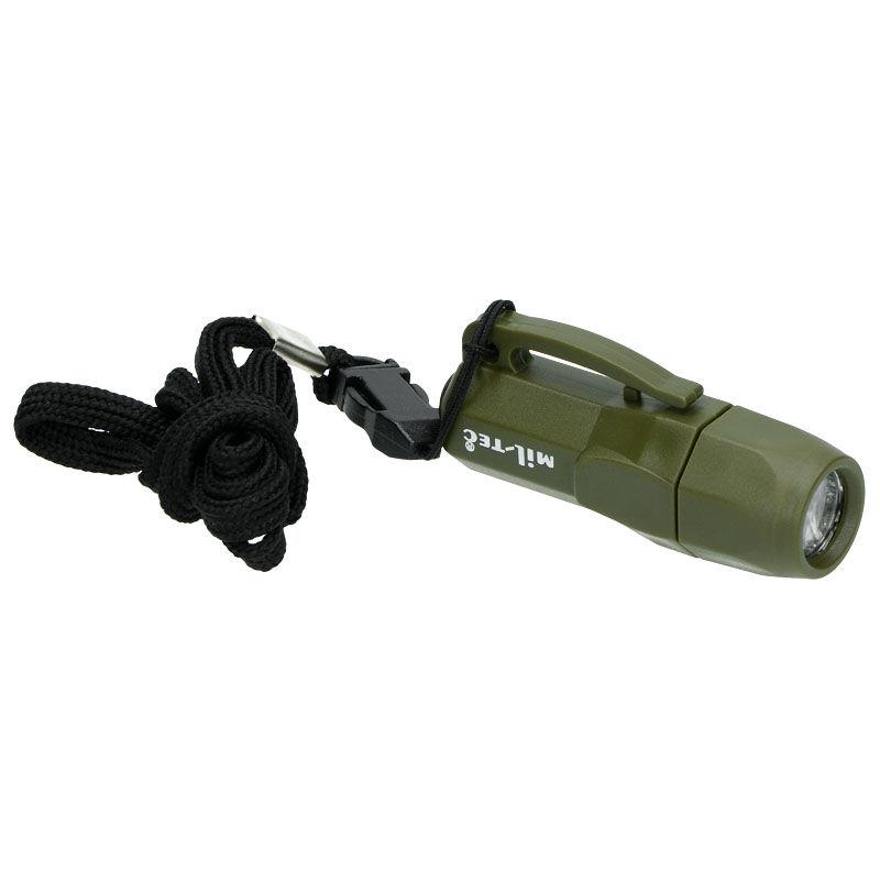 Фонарик карманный три светодиода MilTec LED MINI RESCUE 15180001 - фото 6 - id-p559215402