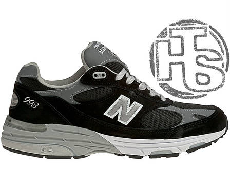 Чоловічі кросівки New Balance 993 USA Black WR993BK, фото 1