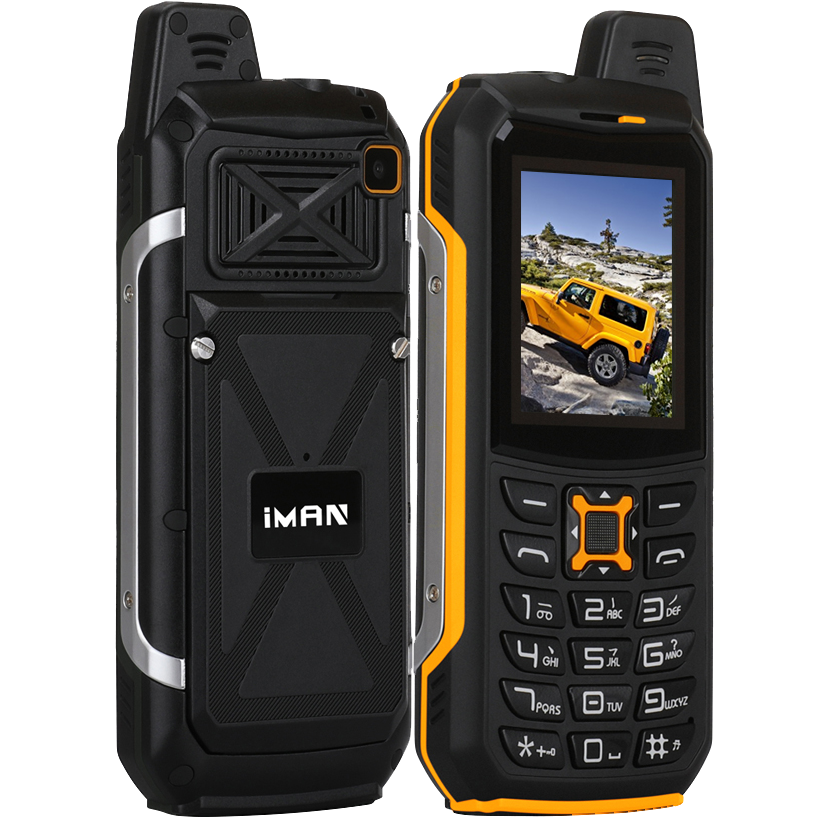 IMan S2, IP68, 2200 мА·год, FM, 2 SIM, посилена антена, великий ліхтарик, протиударний, водонепроникний