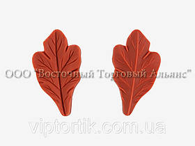 Силіконовий вайнер - Листочок - h11 см