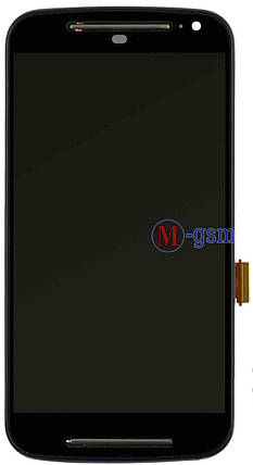 LCD-модуль Motorola XT1062, XT1063, XT1064, XT1068 чорний, фото 2