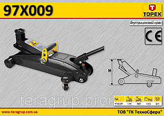 Домкрат гідравлічний 2 т, TOPEX 97X009
