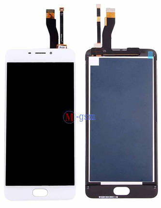 LCD модуль Meizu M5 білий, фото 2